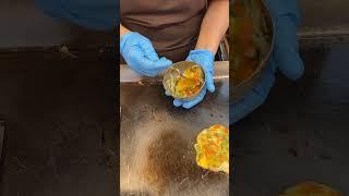 Korean Street Egg Toast - Korean Street Food #shortsvideo