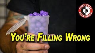 How to Fill a Paint Pod Correctly | Lone Wolf Paintball Michigan