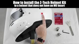 How to Install the Z-Tech Helmet Kit to your Helmet