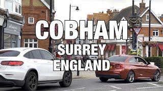 Cobham Street View, Surrey, UK, England  4K HDR