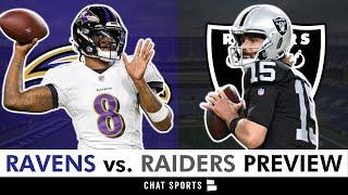 Ravens vs. Raiders Preview + MASSIVE Injury Update On Lamar Jackson | Keys To Victory & Prediction