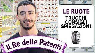 TIPOLOGIE DI CONTROLLO E SOSTITUZIONE PNEUMATICI - IL RE DELLE PATENTI - PATENTE B - ESAME DI TEORIA