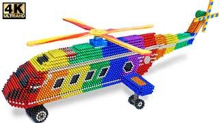 Magnet Challenge - How to Make Helicopter From Magnetic Balls by Magnet Creative