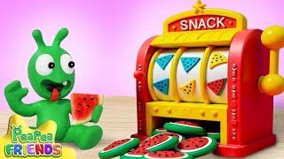 Magic Watermelon Vending Machine: Fun Experience with Pea Pea - Cartoons for Kids