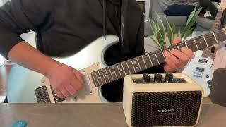 Mini Guitar Amp with Donner DST-152 Electric Guitar HSS Pickup with Coil Split - Test Video