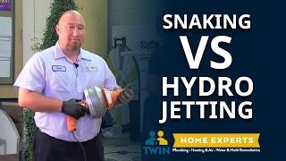 Snaking vs. Hydrojetting