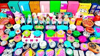 6 Minutes Satisfying with Unboxing Hello Kitty Cute Kitchen Set | Sanrio Barbie Disney Tiny Kitchen