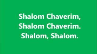 Shalom Chaverim