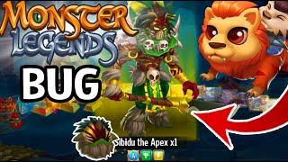 Monster Legends Room 60 Easy Sibidu Linnaeus and Saberus Treasure Cave Conjuring