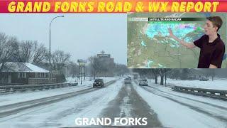 Road & Weather Report From UND Atmospheric Sciences In Grand Forks