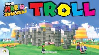 This Troll Level was made specifically for me (ZXMany Funny Mario Troll Level)