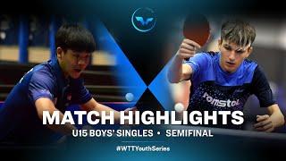 Quek Yong Izaac vs Alexandru Dragos Bujor | WTT Youth Star Contender Wladyslawowo | U15 | BS | SF