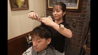 ASMR Relax with Barber Shop sounds. Haircut, Shampoo, Shaving, Head, Face and Shoulder Massage