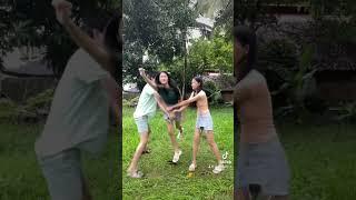 superman tiktok dance challenge with my twin sisters