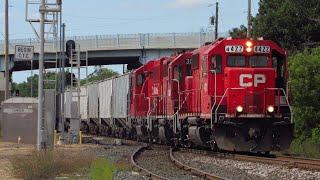 8/11/24 Trains Around Minneapolis (CN, UP, BNSF 3447, 1940 ,1776, 760)