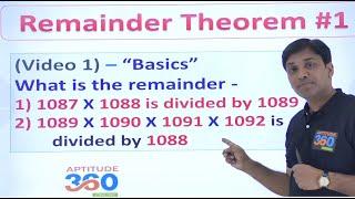 #1 Remainder Theorem | Basics & Concept of negative remainder | Find the answer in 5 sec