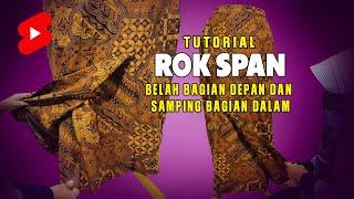 Cara Menjahit Rok Span Belahan Depan dan Samping Bagian Dalam Short