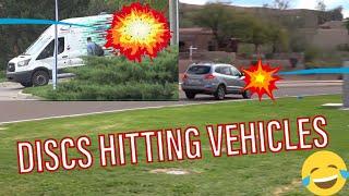  3 UNLUCKY Vehicles That Got NAILED by Professional Disc Golf Drives Within Tournaments 