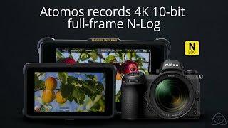 Atomos records 4K 10-bit full-frame N-Log