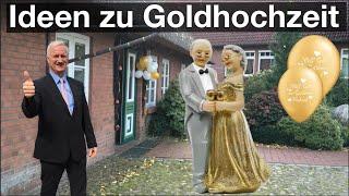 Hochzeitsideen zur Goldhochzeit Überraschung am Heimathaus