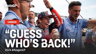 Marc Marquez and Gresini's victory celebrations!  | 2024 #AragonGP UNSEEN