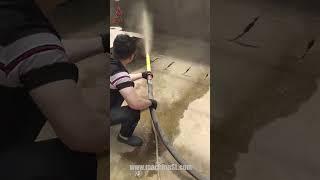 shotcrete machine dry spraying with water pipe