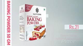 Safforn Baking Powder 50 gm || Double Acting Baking Powder || Passion For Baking