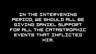 My support for Daniel Fuenmayor Ledesma.