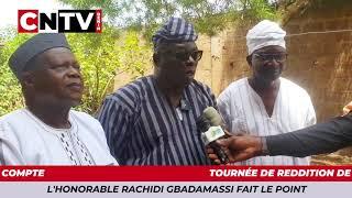 Tournée de reddition de compte : L'honorable Rachidi GBADAMASSI fait le point