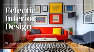 Eclectic Interior Design: Mixing Colors and Styles for a Cozy Small Apartment!