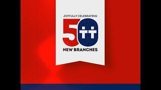 ESAF Bank Joyfully Celebrating 50 New Branches!