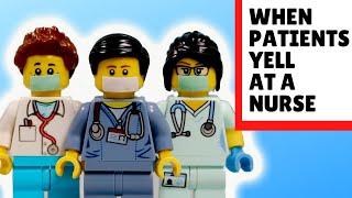 When A Patient Yells at Nurses | LEGO Stop Motion