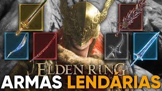 ELDEN RING: CONSIGA TODAS AS MELHORES ARMAS LENDÁRIAS DO GAME