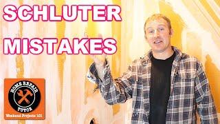 How to Avoid Schluter System Install Mistakes | Pro Tips for Homeowners