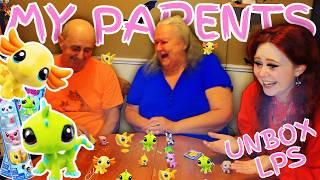 MY PARENTS UNBOX LITTLEST PET SHOPS (IT'S CHAOTIC)