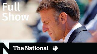 CBC News: The National | Aftershocks in EU after far-right surge