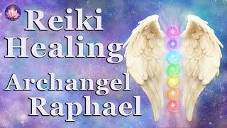 Powerful Reiki Healing by Archangel Raphael  Guided Sleep Meditation (432 Hz Binaural Beats)