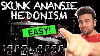 Skunk Anansie - Hedonism - Drum Cover (with scrolling drum score)