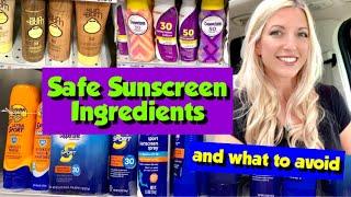 Safe Sunscreen Ingredients (& Sunscreen Ingredients You Want to Avoid)