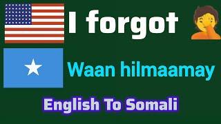 1000 English Phases for everyday conversation English - Somali - 2  @Luqadda