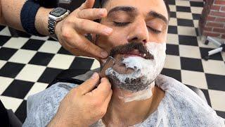 ASMR BEARD CUT • Head Massage, Hard beard hard cut • Sleep Time