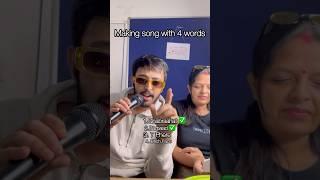 Making song with 4 Words. 100K subscribers special #music #hiphopmusic