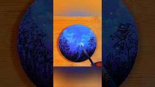 Enchanted forest acrylic painting tutorial