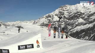 Slopestyle Finals of the TTR Burn River Jump - Ulrik Badertscher taking the Win