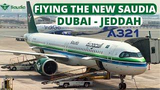 Saudia Airlines | NEW Airbus A321NX and livery | Dubai-Jeddah| Saudia Economy class|Trip Report