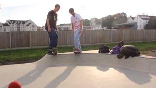 Cranjis Learning to Skate??!!! (Skatepark Pt. 1)