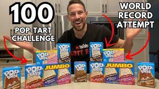 100 POP TART CHALLENGE | WORLD RECORD ATTEMPT!! @JoeyChestnutYouTube @mollyschuyler-Mom-Vs-Food