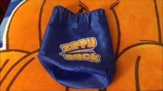 Jersey Family Fun demonstrates the Zippy Sack