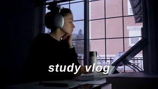 uni vlog | pulling an all nighter to finish my assignments...