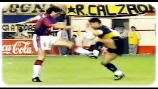 Patada de Ruggeri a Maradona ● San Lorenzo vs. Boca